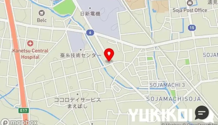 の地図 インド食堂 チャラカラ 南インド料理店, レストラン で 前橋市