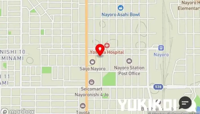の地図 ウーゴ 北イタリア料理店 で 名寄市