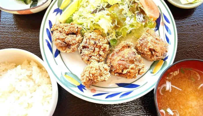 オドデ館レストラン おりつめ -  から揚げ - 九戸村