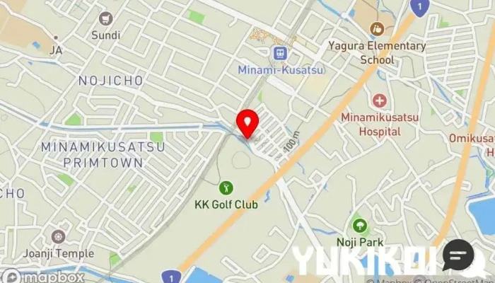 の地図 オモニの味 韓国料理店 で 草津市