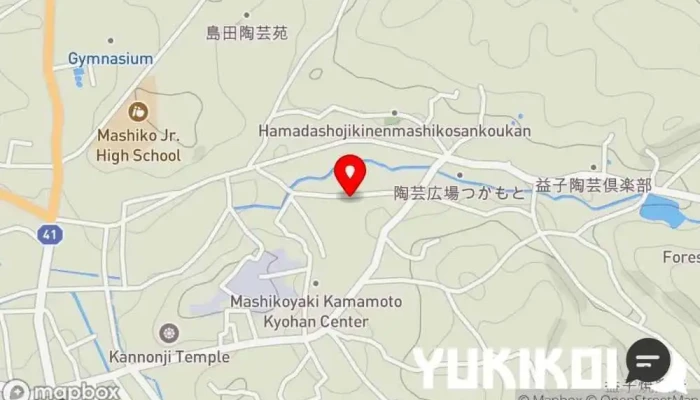 の地図 カフェキカラキ レストラン, カフェ・喫茶 で 益子町
