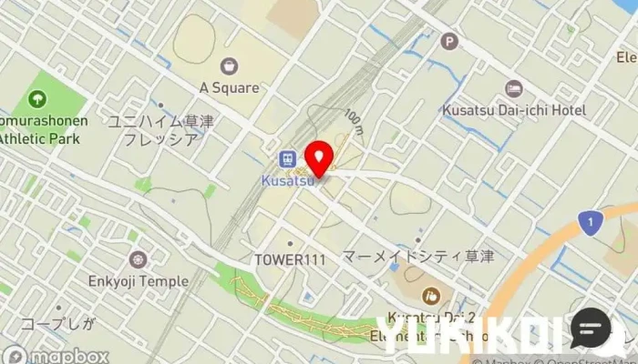 の地図 カフェトリ カフェ・喫茶, コーヒーショップ・喫茶店, レストラン で 草津市