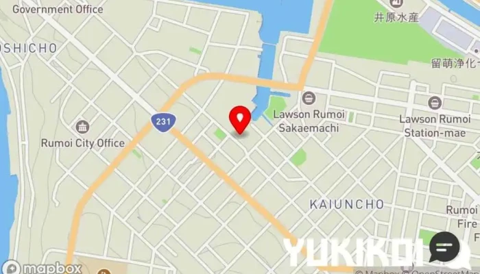 の地図 カフェメルカート レストラン で 留萌市