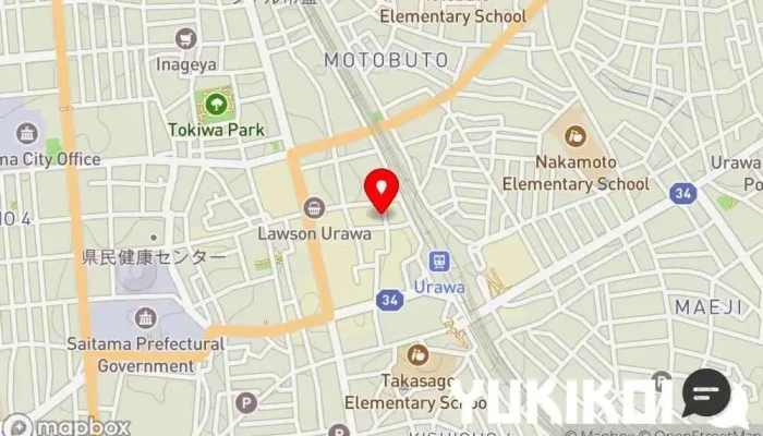 の地図 カフェレストラン・ジャム イタリア料理店 で さいたま市