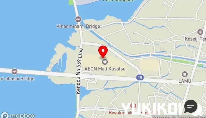 の地図 カプリチョーザ イオンモール草津店 イタリア料理店 で 草津市