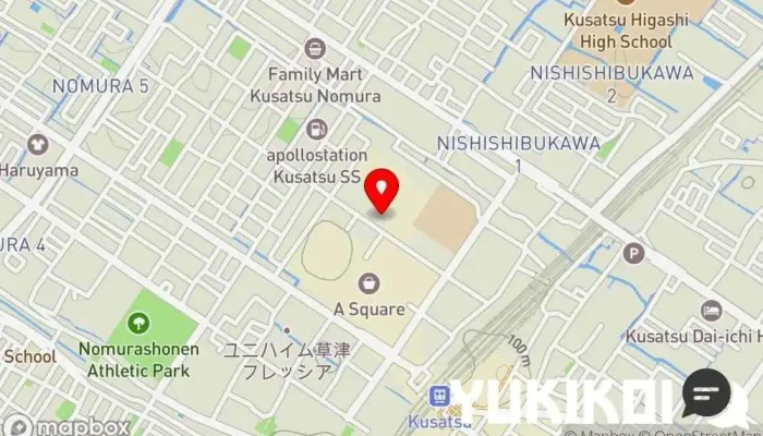 の地図 カプリチョーザ 草津A･SQUARE店 イタリア料理店 で 草津市