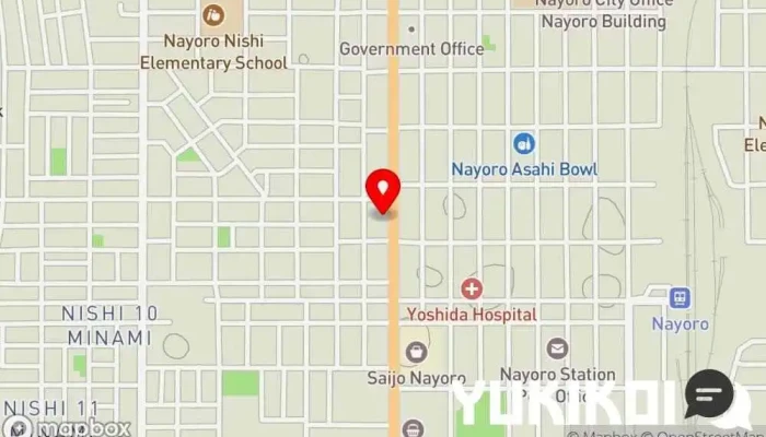 の地図 カルビ大将 名寄店 焼肉店, 肉料理店 で 名寄市