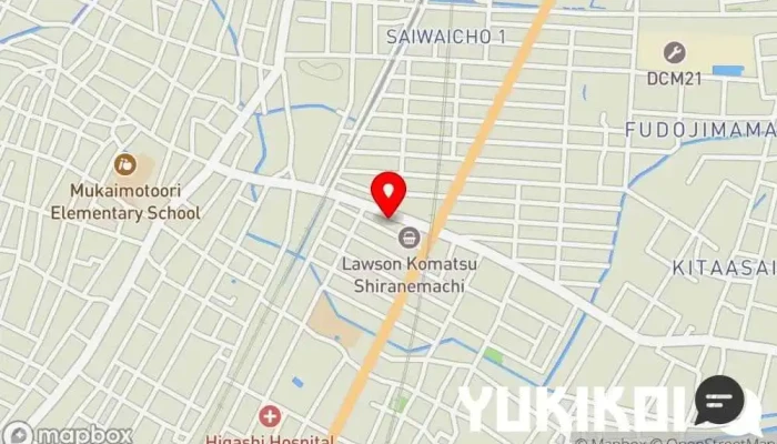 の地図 カレーのチャンピオン 小松店 カレー店, アジア料理店 で 小松市