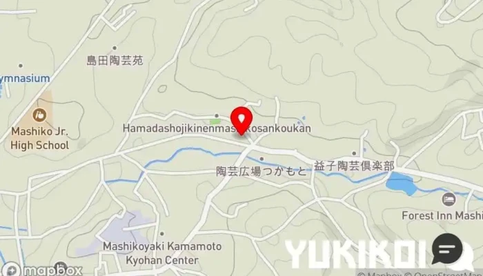 の地図 カレー＆カフェBuddy’s レストラン で 益子町