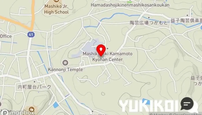 の地図 カレーキッチン yamani カレー店 で 益子町