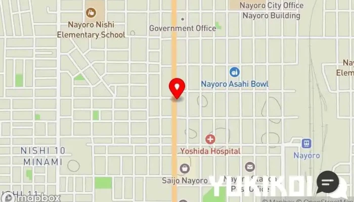 の地図 カレー＆スパゲッティー 北緯45° コーヒーショップ・喫茶店 で 名寄市