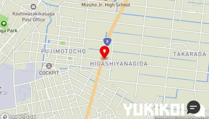 の地図 カレーハウスCoCo壱番屋 新潟柏崎店 カレー店 で 柏崎市
