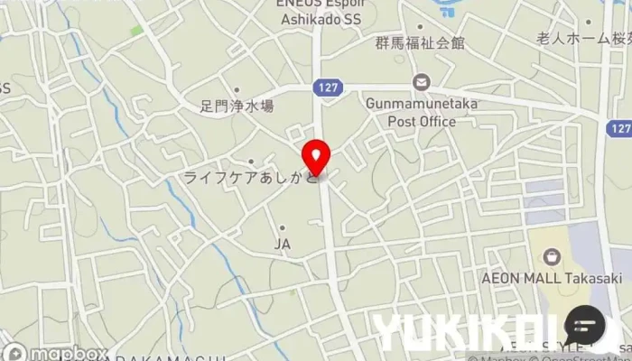 の地図 カレー風味すずき 高崎店 カレー店 で 高崎市