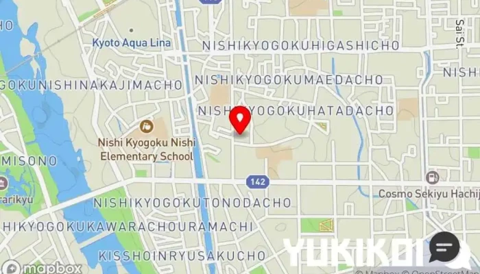 の地図 ガスト 京都西京極店 ファミリー レストラン, 朝食レストラン, 日本式洋食レストラン, 宅配/出前, テイクアウト, レストラン, 洋食レストラン で 京都市
