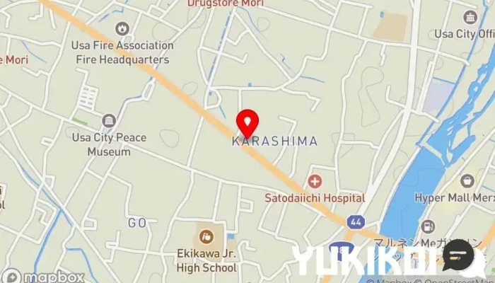 の地図 ガスト 宇佐店 ファミリー レストラン, 朝食レストラン, 日本式洋食レストラン, 宅配/出前, テイクアウト, レストラン, 洋食レストラン で 宇佐市
