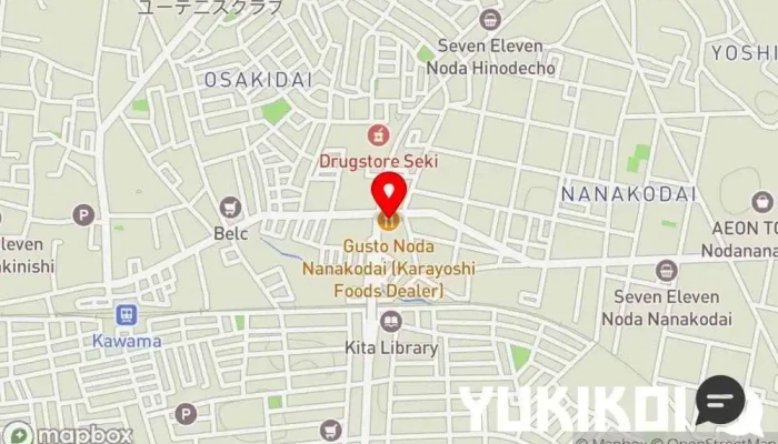 の地図 ガスト 野田七光台店 ファミリー レストラン, 朝食レストラン, 日本式洋食レストラン, 宅配/出前, テイクアウト, レストラン, 洋食レストラン で 野田市