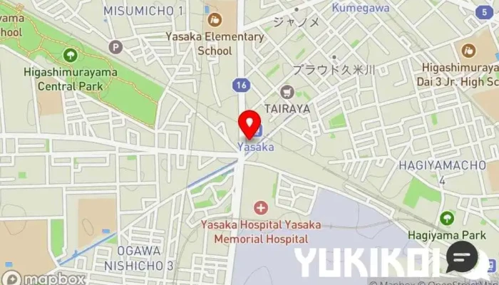 の地図 キッチンひまわり レストラン で 東村山市