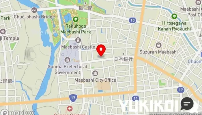 の地図 キッチン&バー ゴボ レストラン で 前橋市