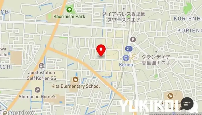 の地図 キッチン&リカー遊ya家 寝屋川香里園 居酒屋 で 寝屋川市