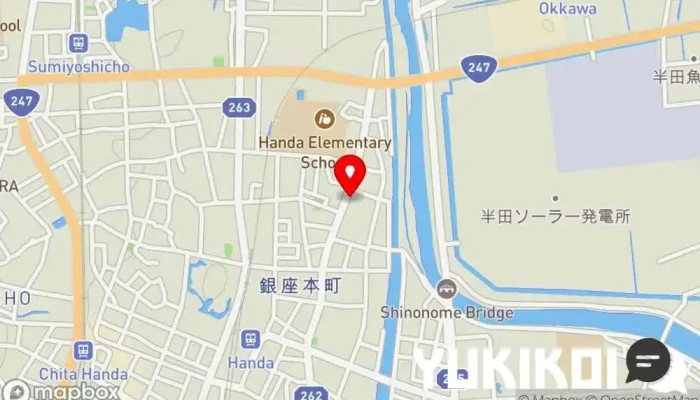 の地図 キッチン柏屋 日本式洋食レストラン で 半田市