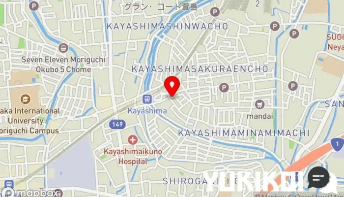 の地図 グリルヤマモト 洋食レストラン, グリル, 日本式洋食レストラン で 寝屋川市