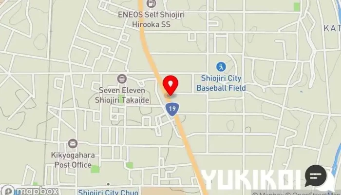 の地図 ココス 塩尻広丘店 ファミリー レストラン, 朝食レストラン, フレンチステーキハウス, ピザ店 で 塩尻市
