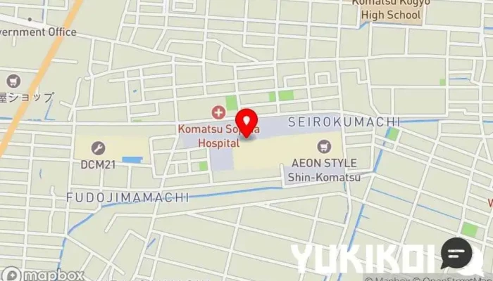 の地図 サイゼリヤ イオンモール新小松店 ファミリー レストラン, イタリア料理店 で 小松市