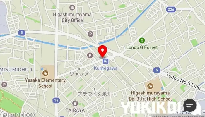 の地図 サイゼリヤ 久米川駅前店 ファミリー レストラン, イタリア料理店 で 東村山市