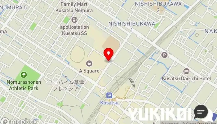 の地図 サイゼリヤ 草津エイスクエア店 ファミリー レストラン, イタリア料理店 で 草津市