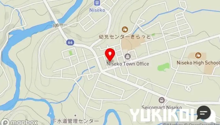 の地図 サカバマンモス 居酒屋 で ニセコ町