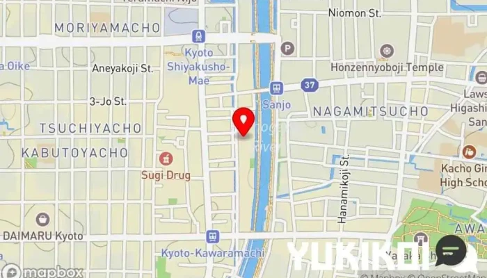 の地図 ザ・洋食屋 キチ・キチ 日本式洋食レストラン, レストラン, 洋食レストラン で 京都市