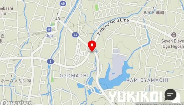 の地図 シェ・イトー 日本式洋食レストラン で 前橋市