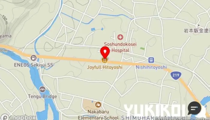 の地図 ジョイフル 人吉店 レストラン で 人吉市