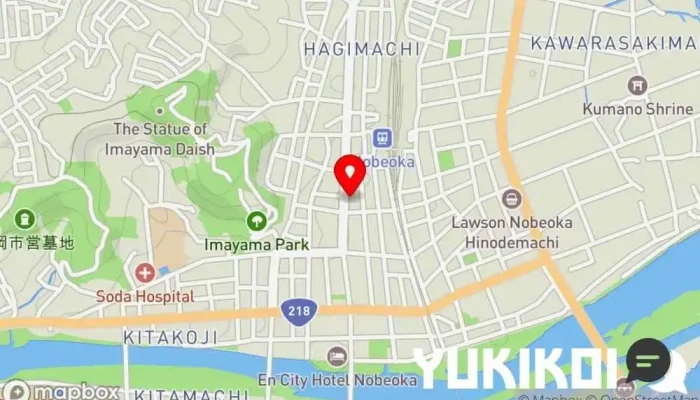 の地図 ジョイフル延岡幸店 レストラン で 延岡市