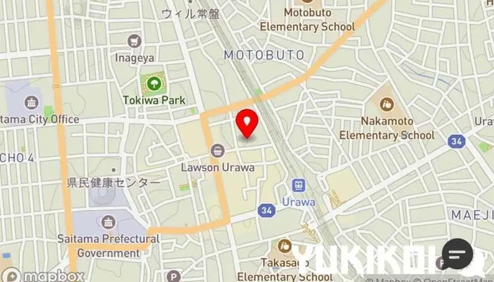 の地図 ジョナサン 浦和西口店 ファミリー レストラン, 朝食レストラン, 宅配/出前, テイクアウト, 肉料理店, ピザ店, 洋食レストラン で さいたま市