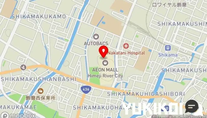 の地図 スシマス 姫路リバーシティー店 テイクアウト で 姫路市