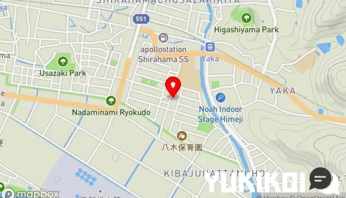 の地図 ステーキハウス ジャンプ 白浜店 ステーキハウス, レストラン で 姫路市