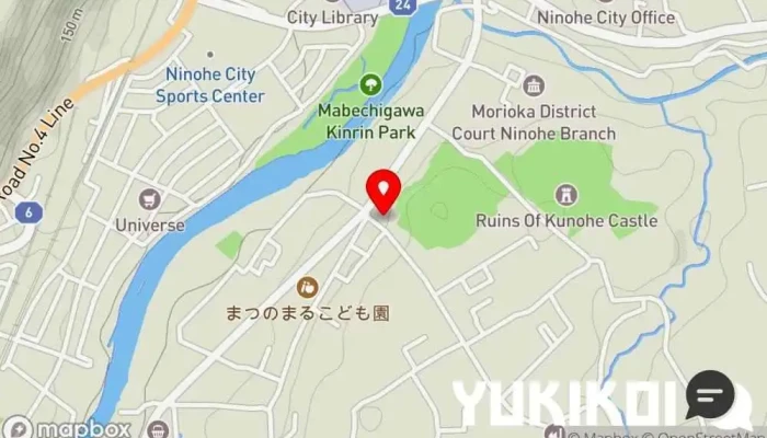 の地図 スナックいとしのレイナ 軽食店 で 二戸市