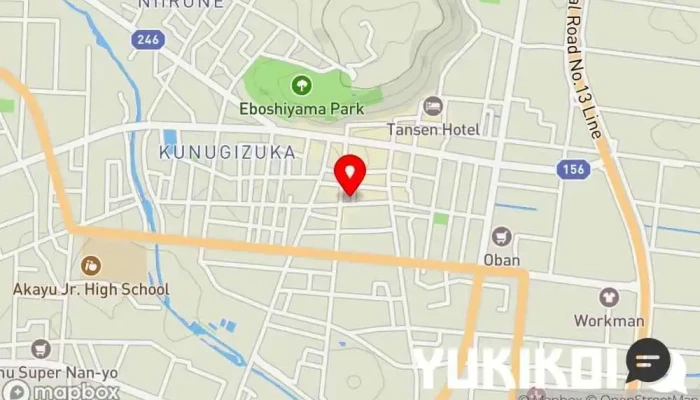 の地図 スナックナポリ 軽食店 で 南陽市
