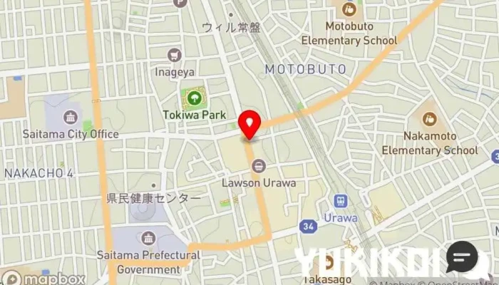 の地図 タイ料理 ディージャイ 浦和店 タイ料理店, モダン居酒屋レストラン, レストラン, 東南アジア料理店 で さいたま市