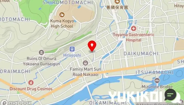 の地図 タベルナ･ダ･ミズモト イタリア料理店 で 人吉市
