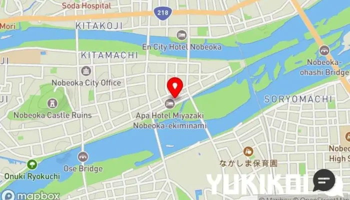 の地図 ダイニング やま浦 居酒屋 で 延岡市