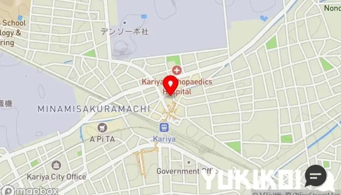 の地図 ダイニング&カフェバー エーケー バー, カフェテリア, カクテル バー, 居酒屋, モダン居酒屋レストラン, カラオケ で 刈谷市