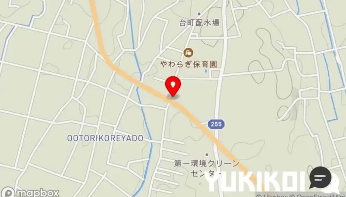の地図 ダイニング縁 焼肉店 で 益子町