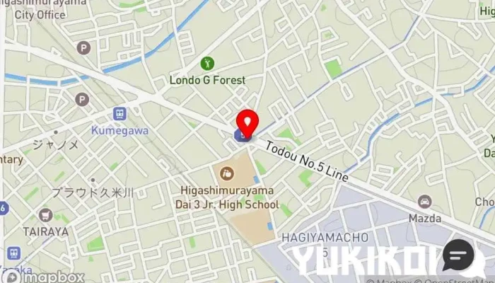 の地図 ダイヤ寿司 寿司店, 和食店, シーフード・海鮮料理店 で 東村山市