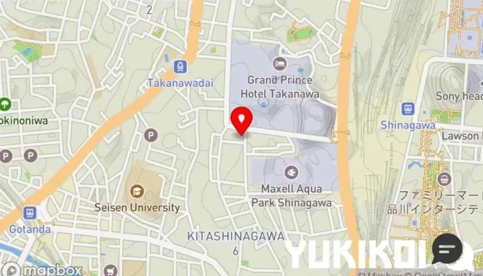 の地図 ダノイ 高輪店 イタリア料理店 で 港区