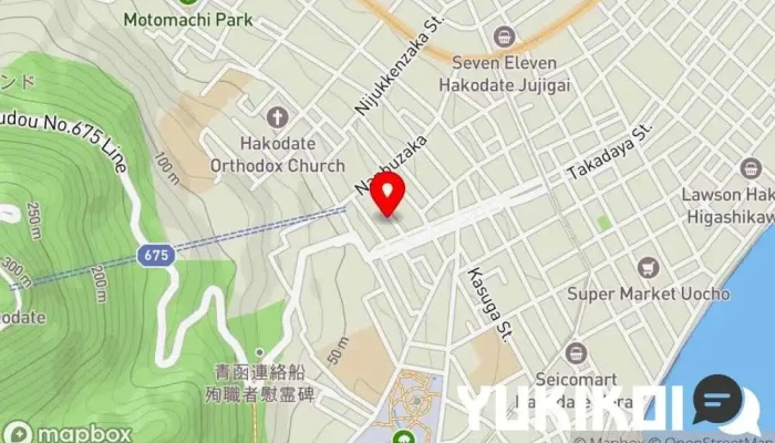 の地図 チャイナテイブル北斗星 中華料理店, レストラン で 函館市