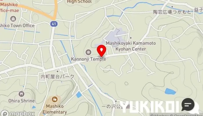 の地図 チャイ屋ヨギー（益子陶器市期間中のみ） レストラン, ソフトドリンク販売店 で 益子町