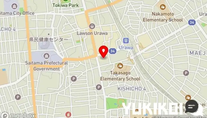 の地図 ティナラウンジ (Tinalounge) レストラン, スポーツ バー で さいたま市