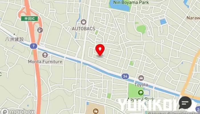 の地図 テラス 中華料理店 で 半田市